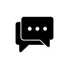 Chat icon vector isolated on white background. Chat vector icon. Speech bubble. message. contact us