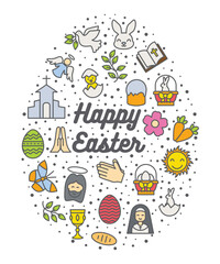 Happy Easter Vectors For Easter Sunday Holiday