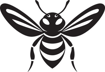 Power of the Hive: Hornet Mascot Vector Design Unveiled Crafted Agility: Hornet Mascot Black Logo Icon