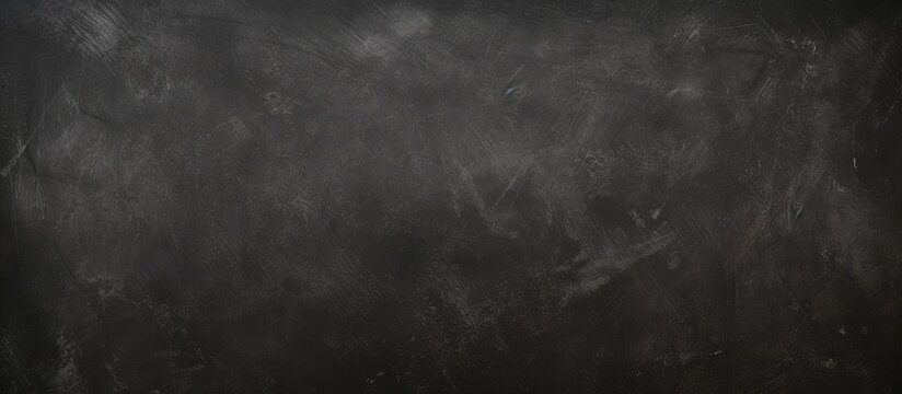 A detailed closeup photo of a blackboard with chalk dust, showcasing textures of wood, patterns, and varying shades of darkness. Reminiscent of monochrome photography