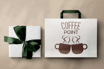 coffee logo mockup coffee shop icon 