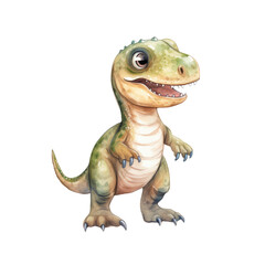 Obraz premium Dinosaurs Watercolor Nursery