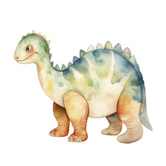 Fototapeta premium Dinosaurs Watercolor Nursery