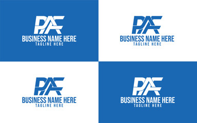 Obraz na płótnie Canvas Creative PAF Logo Design for Brand Identity