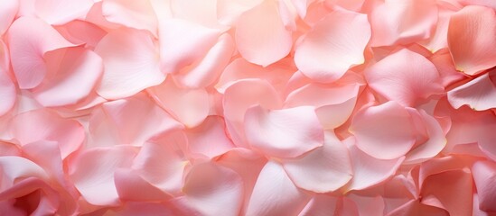 Obraz premium An artistic closeup capturing the delicate pink petals of a flower against a crisp white background. The intricate pattern of the petals creates a stunning image of natures beauty
