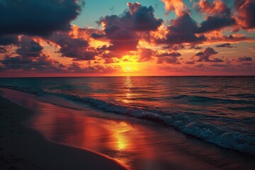 Fototapeta na wymiar Dmire The Sunset'S Breathtaking Hues Photography
