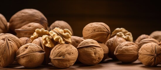 Walnuts are a versatile ingredient used in various recipes and dishes. They can be a staple food in many cuisines, adding crunch and flavor to salads, desserts, cakes, and glutenfree dishes
