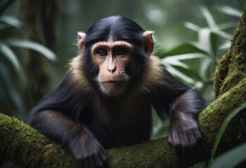 Cute Realistic Monkey Animal