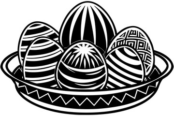 easter-eggs-vector-illustration