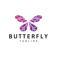 Butterfly Logo Animal Design Brand Product Beautiful and Simple Decorative Animal Wing