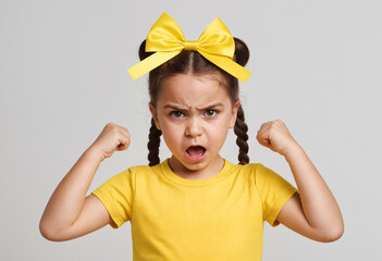 Fiery Fury: Portrait of a Fierce Girl