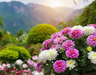 Obraz premium flowers in the garden