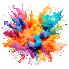 Watercolor Color Splash