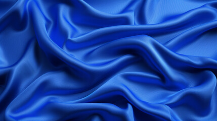 Obraz premium blue satin background