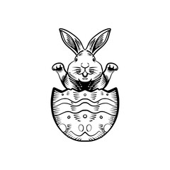 ester egg logo design and royalty