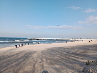 A walk along the port and pier in Kołobrzeg, Poland