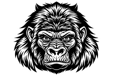 Illustration of a gorilla