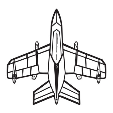 recommend clip art: illustration of fighter plane, aircraft