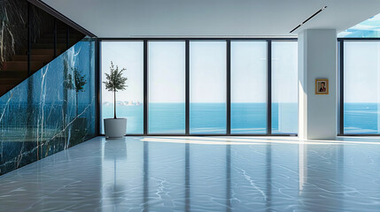 Luxurious Home with Stunning Sea Views, Modern Design, and Elegant Outdoor Pool, Perfect for Summer Relaxation