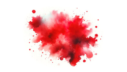 red watercolor stain	