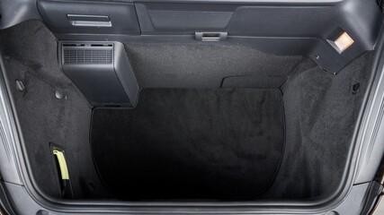 Front trunk of a car