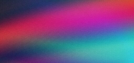 Rough gradient background, shining color flow waves, noise texture abstract banner poster header design background