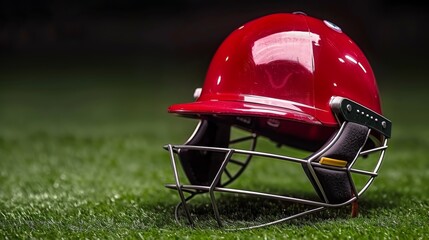 Detailed cricket gear   close up view highlighting helmets, gloves, pads  textures   craftsmanship