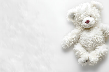 teddy bear in snow