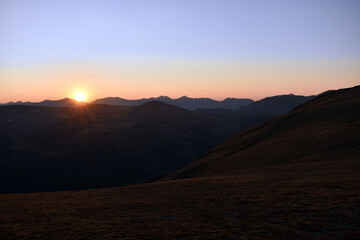 Last Light Over The Rocky Mountains