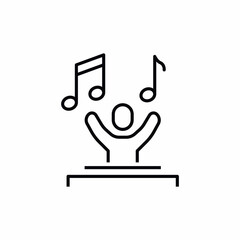 DJ Mix Music icon vector