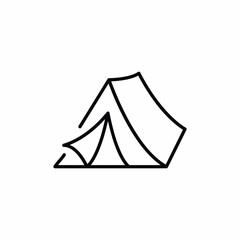 Tent Camping Outdoors Canvas icon