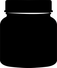 Vector Illustration of a Jam Jar
