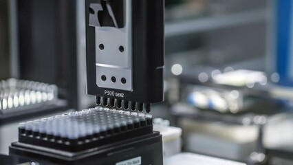 Modern medical testing equipment. Technology And Automation.