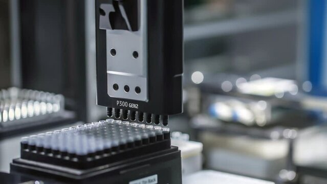 Modern medical testing equipment. Technology And Automation.