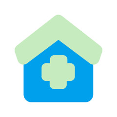 hospital Duo tone icon