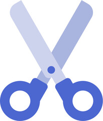 Cute scissors icon cartoon