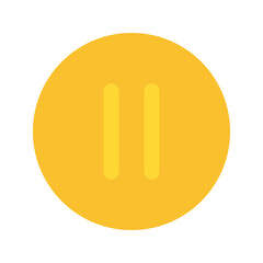 pause button Flat icon