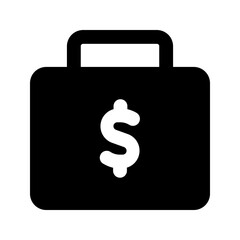 briefcase Glyph icon