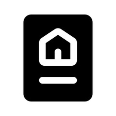 brochure Glyph icon