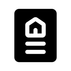certificate Glyph icon