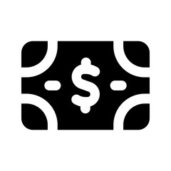 money Glyph icon