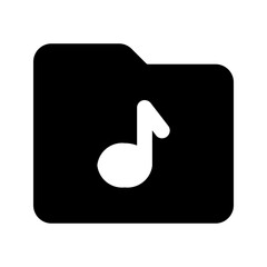 music folder Glyph icon