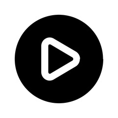 play button Glyph icon