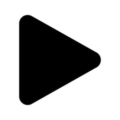 play button Glyph icon