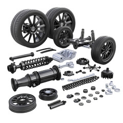 Car parts Isolated