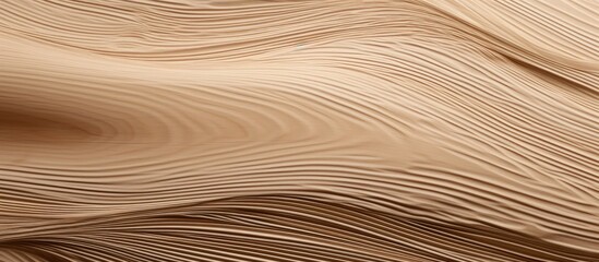 A detailed closeup of a brown wood grain texture, resembling hardwood flooring or a varnished table top. The beige wood stain highlights the intricate pattern of the plywood - Powered by Adobe