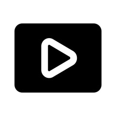 video Glyph icon