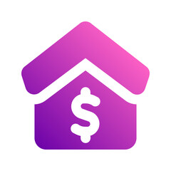 home value Gradient icon