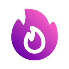 Fototapeta premium trending Gradient icon