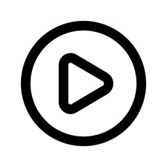 play button Line icon